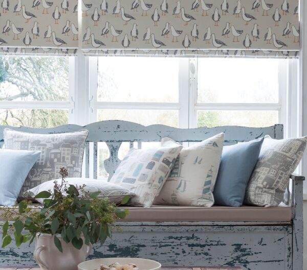 Trawler Fabric - Aqua by Trawler Fabric - Aqua from
