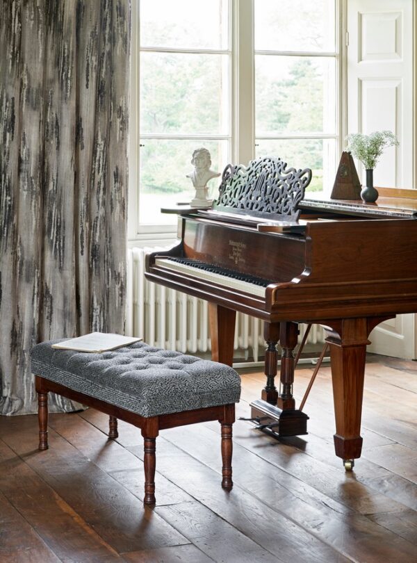 Latour Fabric - Charcoal from