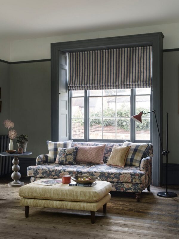 Baker Fabric - Silver from