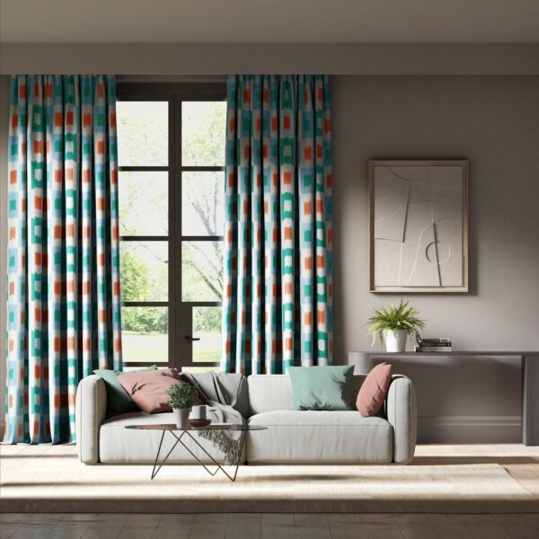 Shiruku Fabric - Harissa / Amazonia / Emerald from