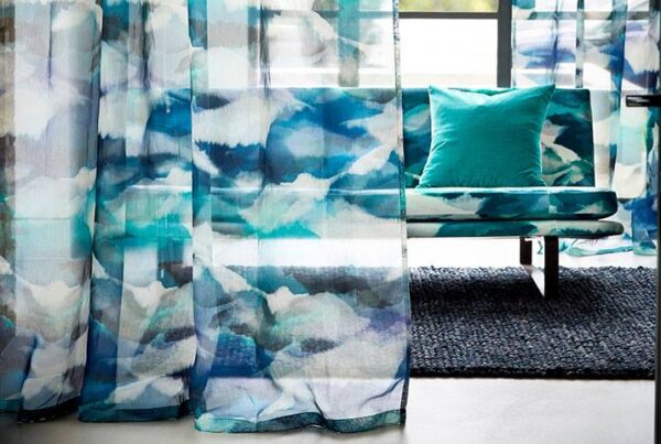 Minako Fabric - Emerald / Zest / Marine by Minako Fabric - Emerald / Zest / Marine from