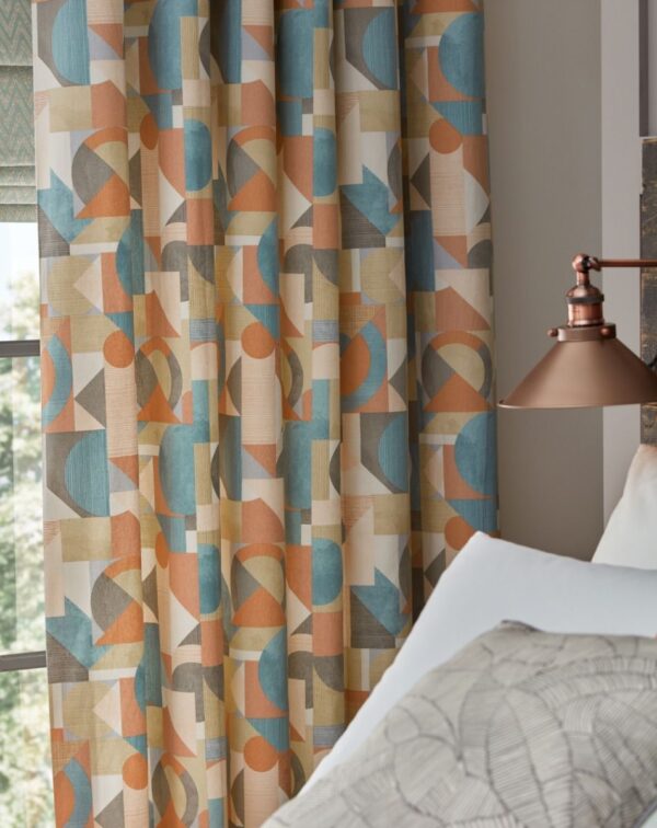 Geometrica Velvet Fabric - Harissa by Geometrica Velvet Fabric - Harissa from