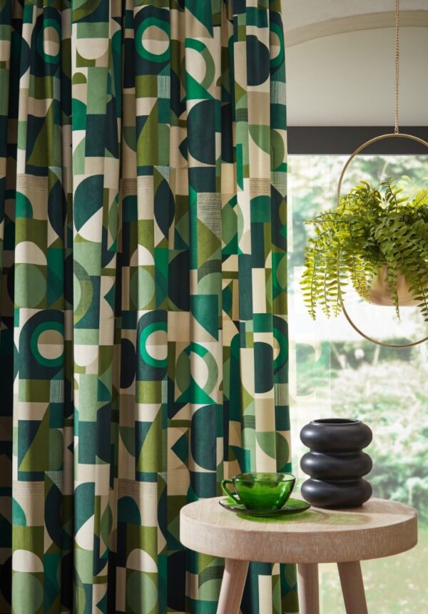 Geometrica Velvet Fabric - Harissa by Geometrica Velvet Fabric - Harissa from