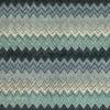 blue geometric jacquard fabric from Black Edition