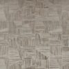 black-grey geometric velvet-chenille fabric from Black Edition
