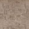 brown geometric velvet-chenille fabric from Black Edition