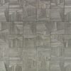 black-grey geometric velvet-chenille fabric from Black Edition