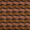 orange striped woven fabric from Black Edition