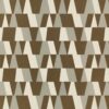 green geometric jacquard fabric from Black Edition
