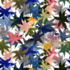 multicolour botanical printed fabric from Christian Lacroix