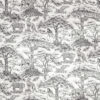 black-grey animal printed fabric from Clarke & Clarke