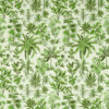 green botanical jacquard fabric from Clarke & Clarke