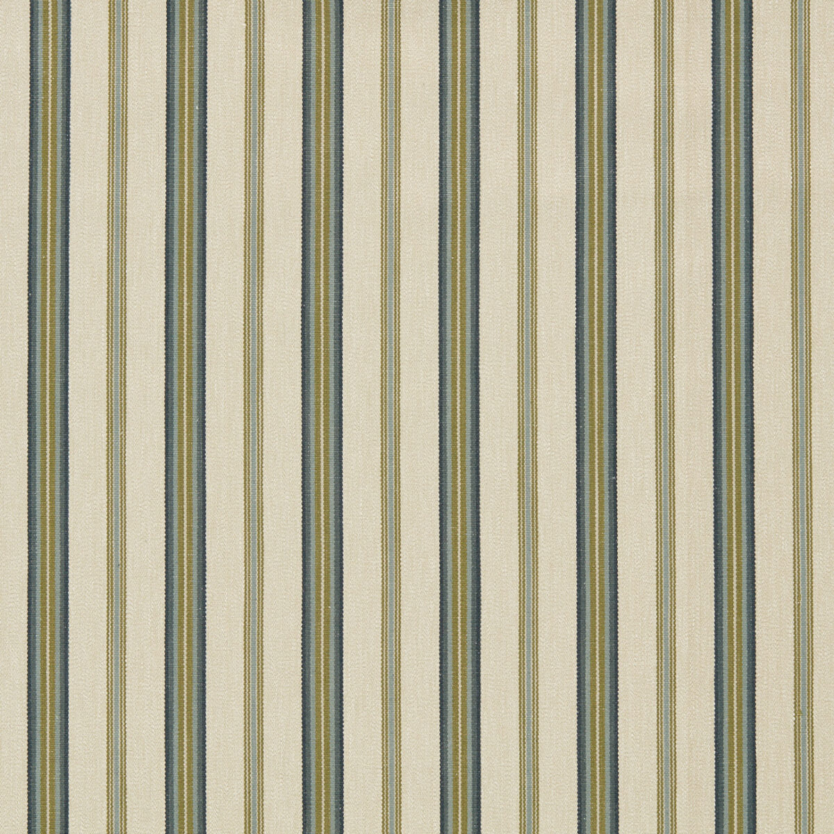green striped woven fabric from Clarke & Clarke