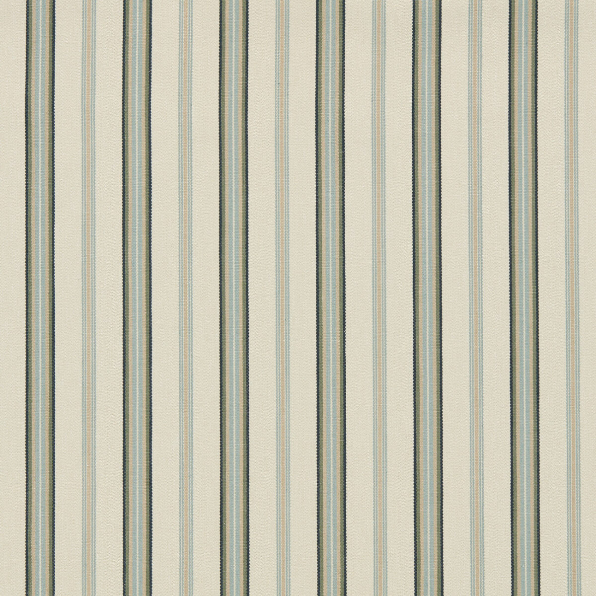 green striped woven fabric from Clarke & Clarke