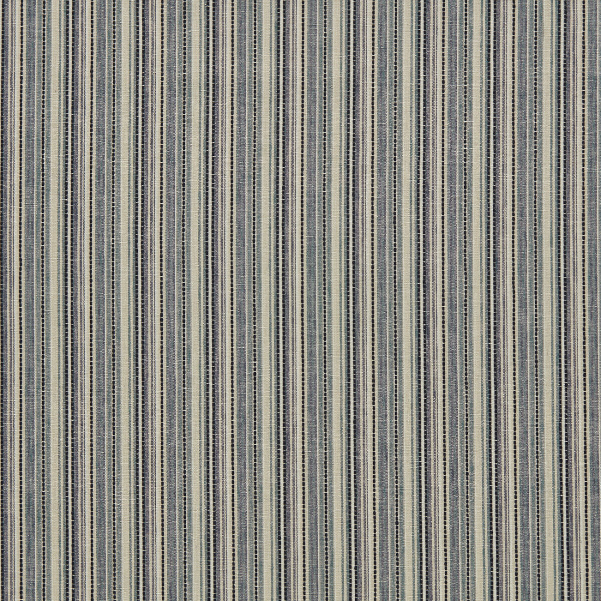 blue striped woven fabric from Clarke & Clarke