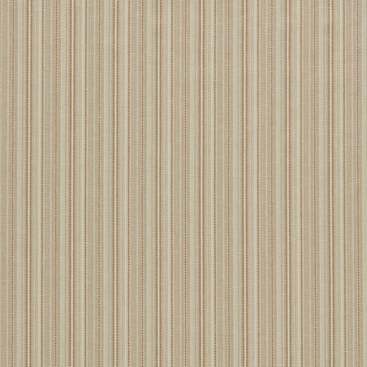 Ponto Fabric - Natural by neutral striped woven fabric from Clarke & Clarke