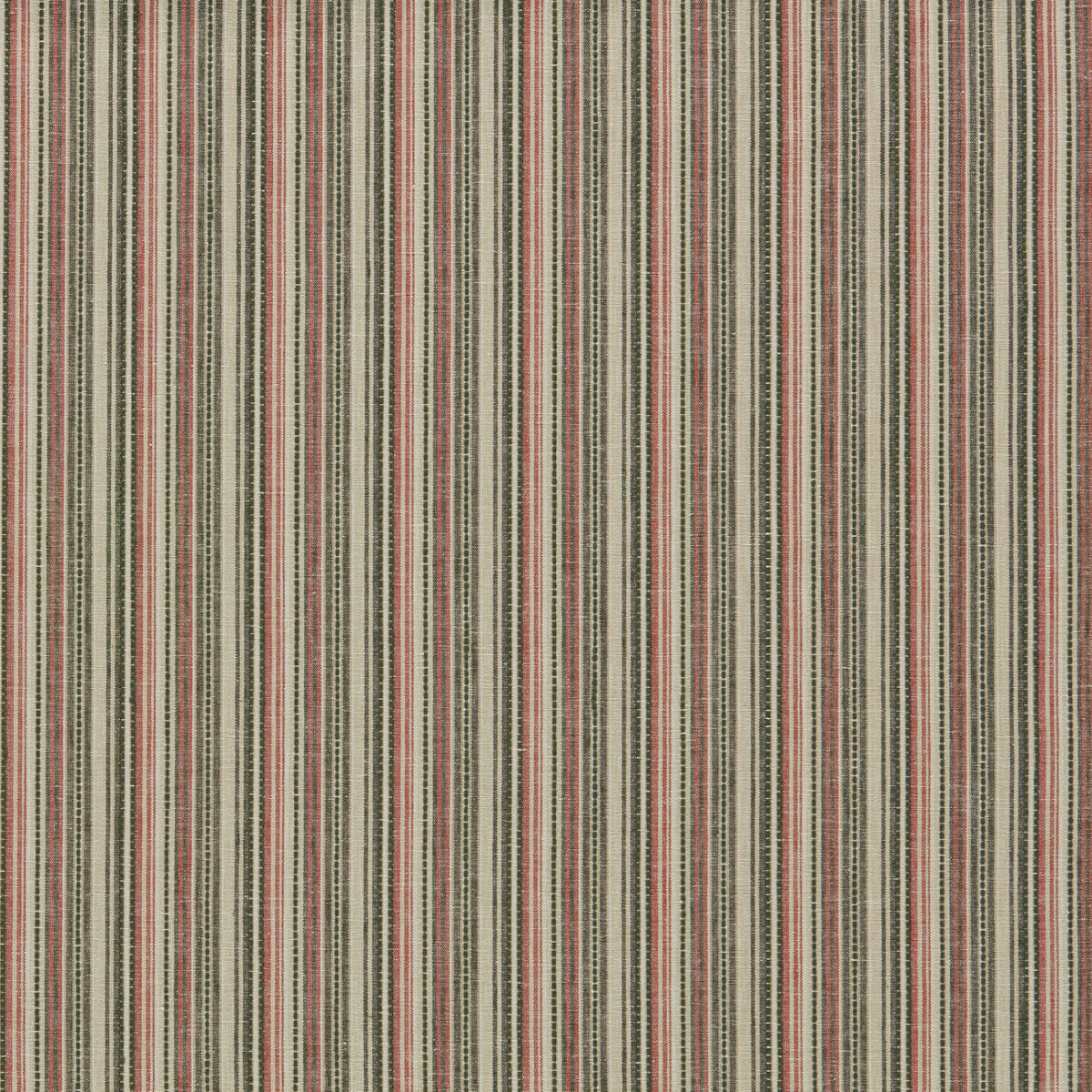 green striped woven fabric from Clarke & Clarke