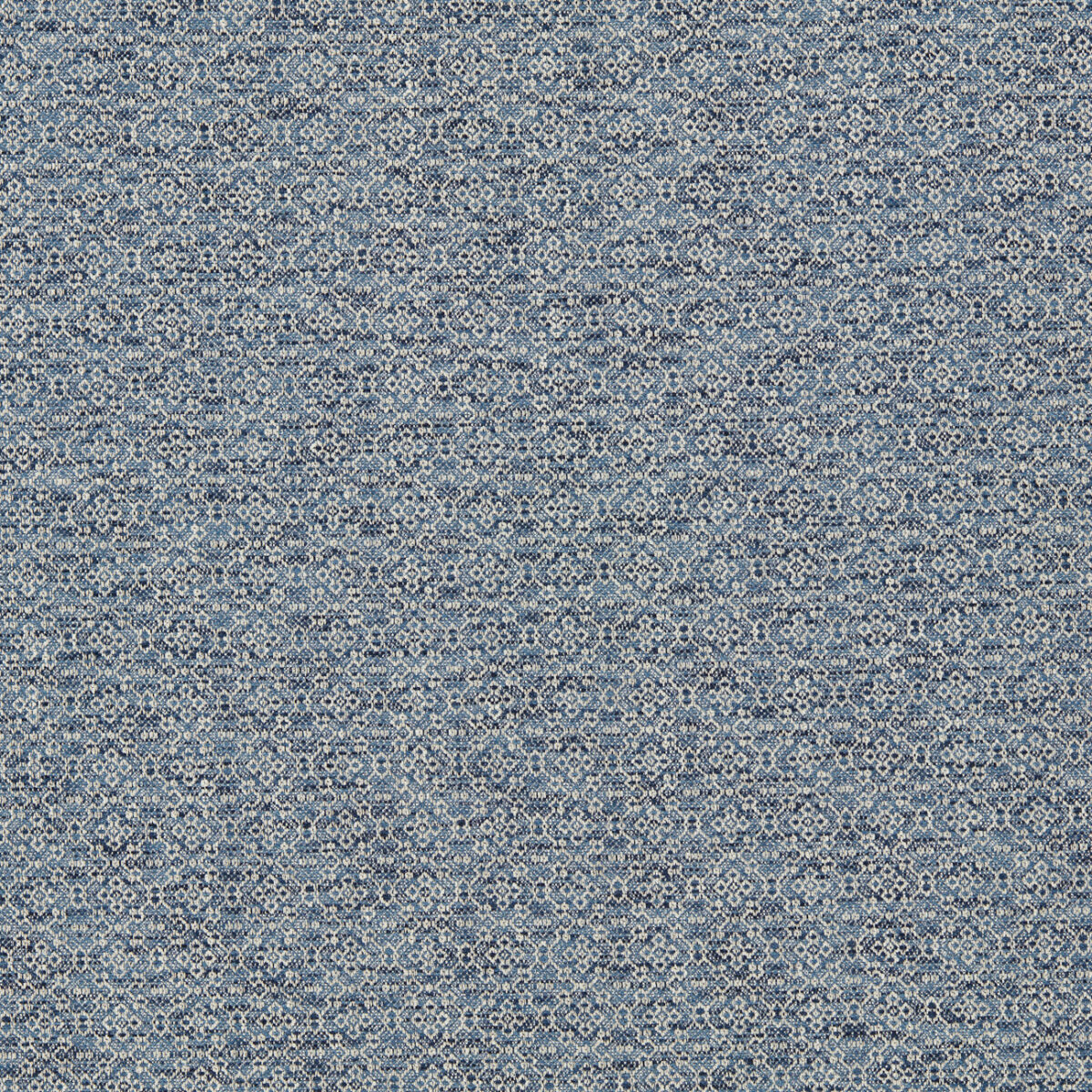 Almeida Fabric - Denim by blue geometric woven fabric from Clarke & Clarke
