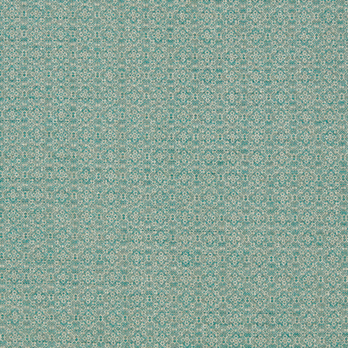 green geometric woven fabric from Clarke & Clarke