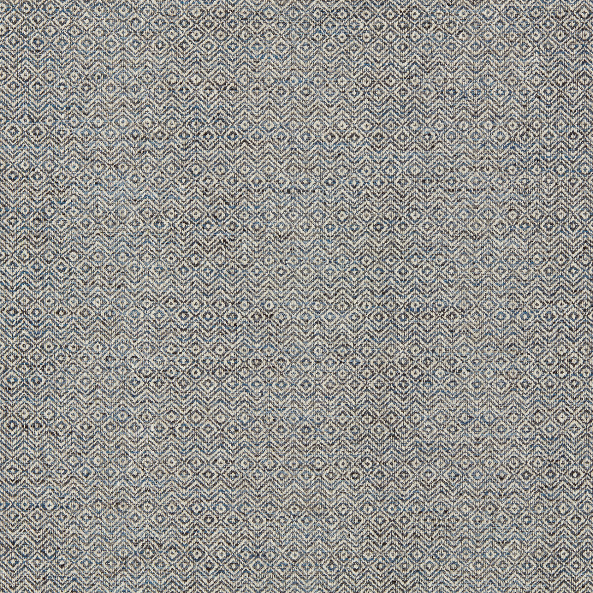 blue contemporary woven fabric from Clarke & Clarke