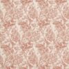 red botanical printed fabric from Sanderson
