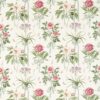 blue botanical printed fabric from Sanderson