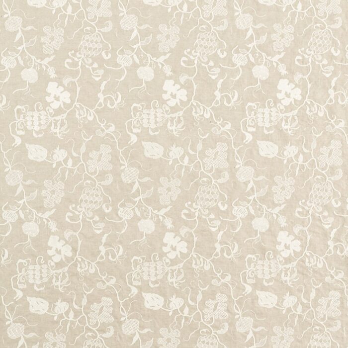 Mydsommer Pickings Fabric - Linen / Chalk swatch