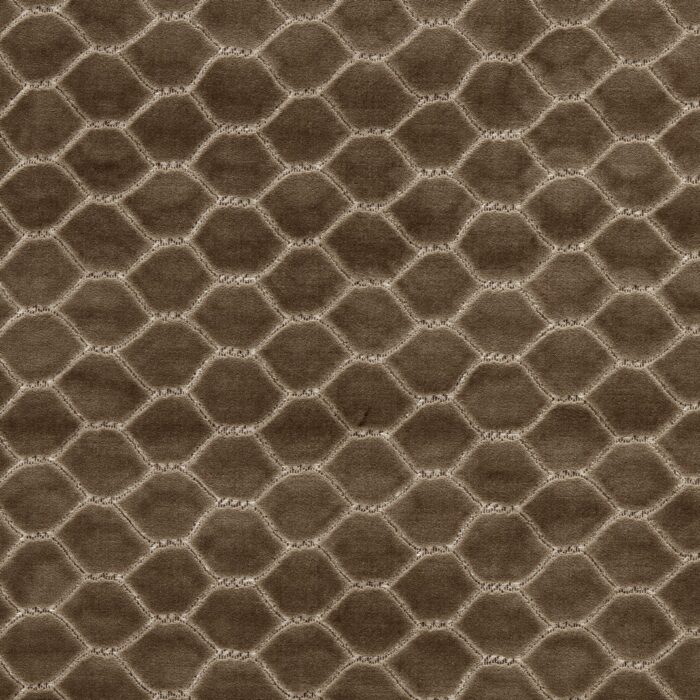Faraday Velvet Fabric - Walnut swatch