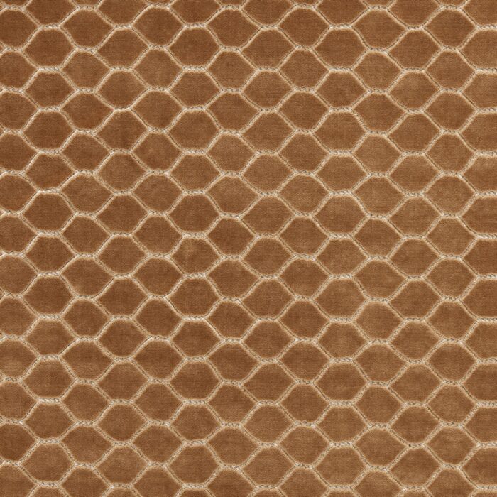 Faraday Velvet Fabric - Bronze swatch