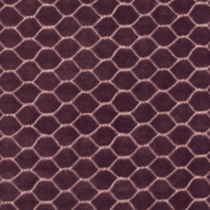 Faraday Velvet Fabric - Plum swatch