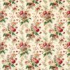 multicolour botanical cotton fabric from Sanderson