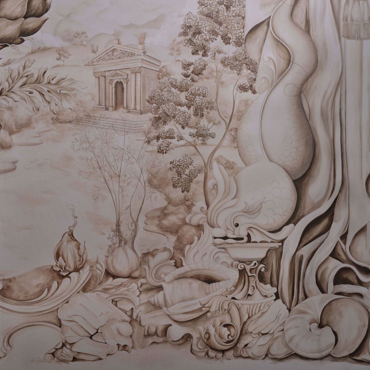 Pygmalion Wallpaper - Alabaster by Pygmalion Wallpaper - Alabaster from