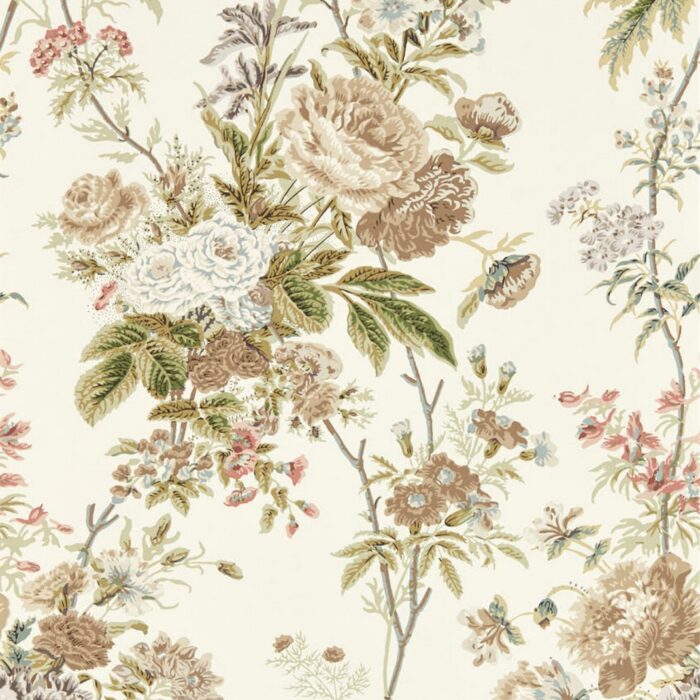 Lakeland Paradis Wallpaper - Walnut swatch