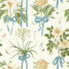 multicolour botanical wallpaper from sanderson