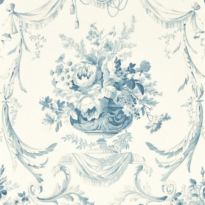 Andromeda's Cup Wallpaper - Olympic Blue – Olympic Blues swatch