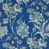 blue botanical wallpaper from sanderson