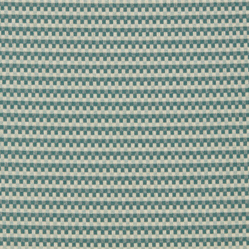 Pano Fabric - Mineral by green geometric woven fabric from Clarke & Clarke