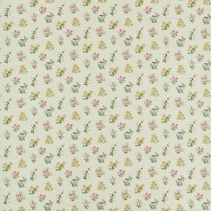 Leiden Fabric - Blush / Sage swatch