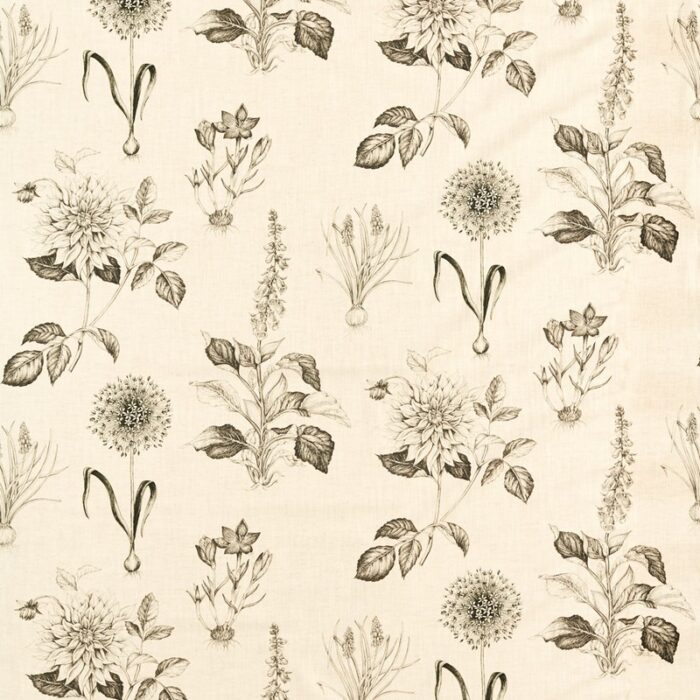 Roseraie Fabric - Charcoal swatch