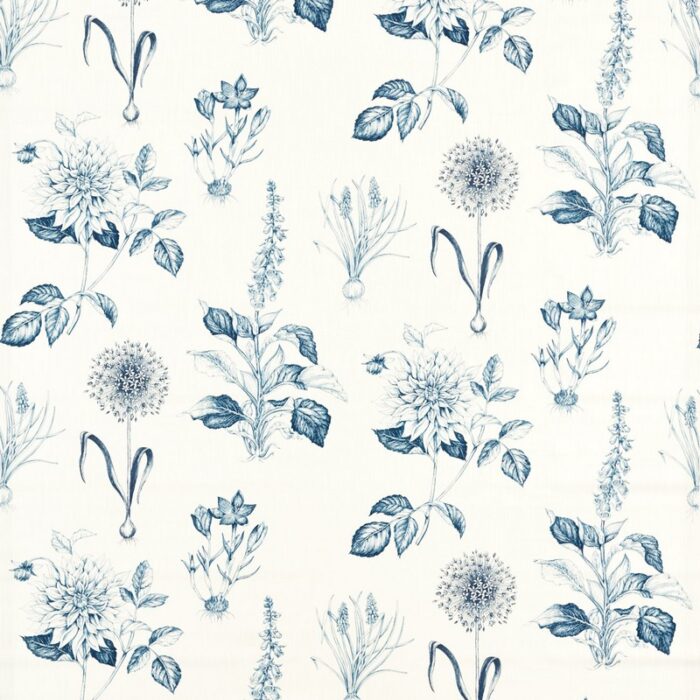 Roseraie Fabric - Midnight swatch