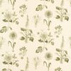 green botanical printed fabric from Clarke & Clarke