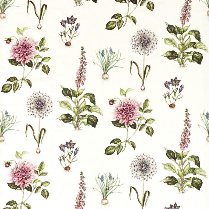 Roseraie Fabric - Summer swatch