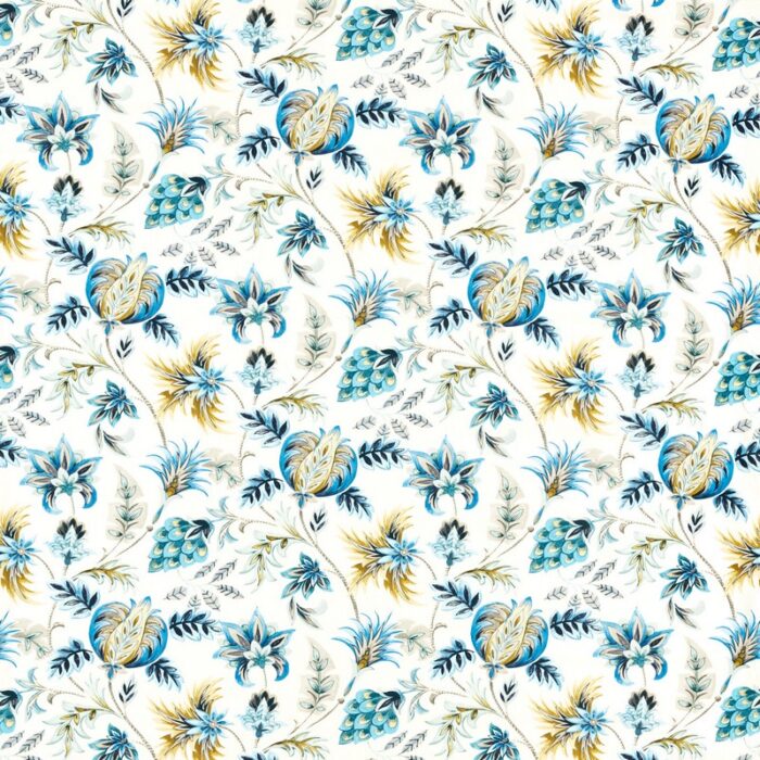 Sizergh Fabric - Cobalt swatch