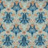 blue botanical cotton fabric from William Morris & Co