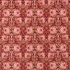 red botanical cotton fabric from William Morris & Co