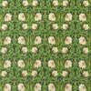 green botanical cotton fabric from William Morris & Co