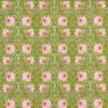green botanical cotton fabric from William Morris & Co