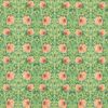 green botanical cotton fabric from William Morris & Co
