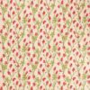 red botanical cotton fabric from William Morris & Co