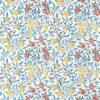 blue botanical cotton fabric from William Morris & Co